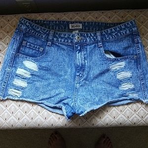 High waisted shorts